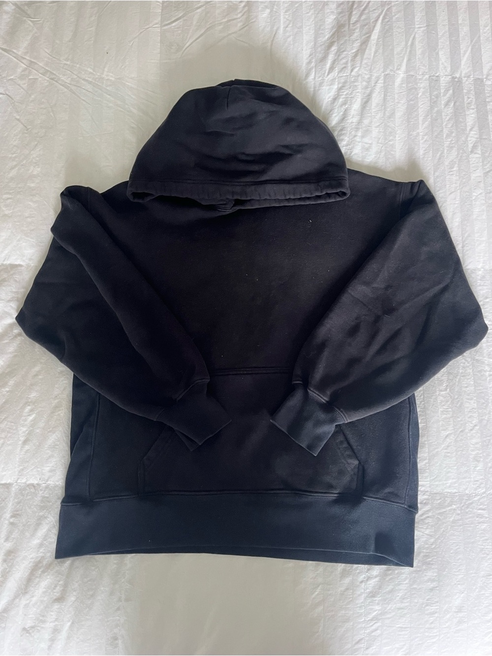 Tna Cozy Fleece Boyfriend Black Hoodie Size Small